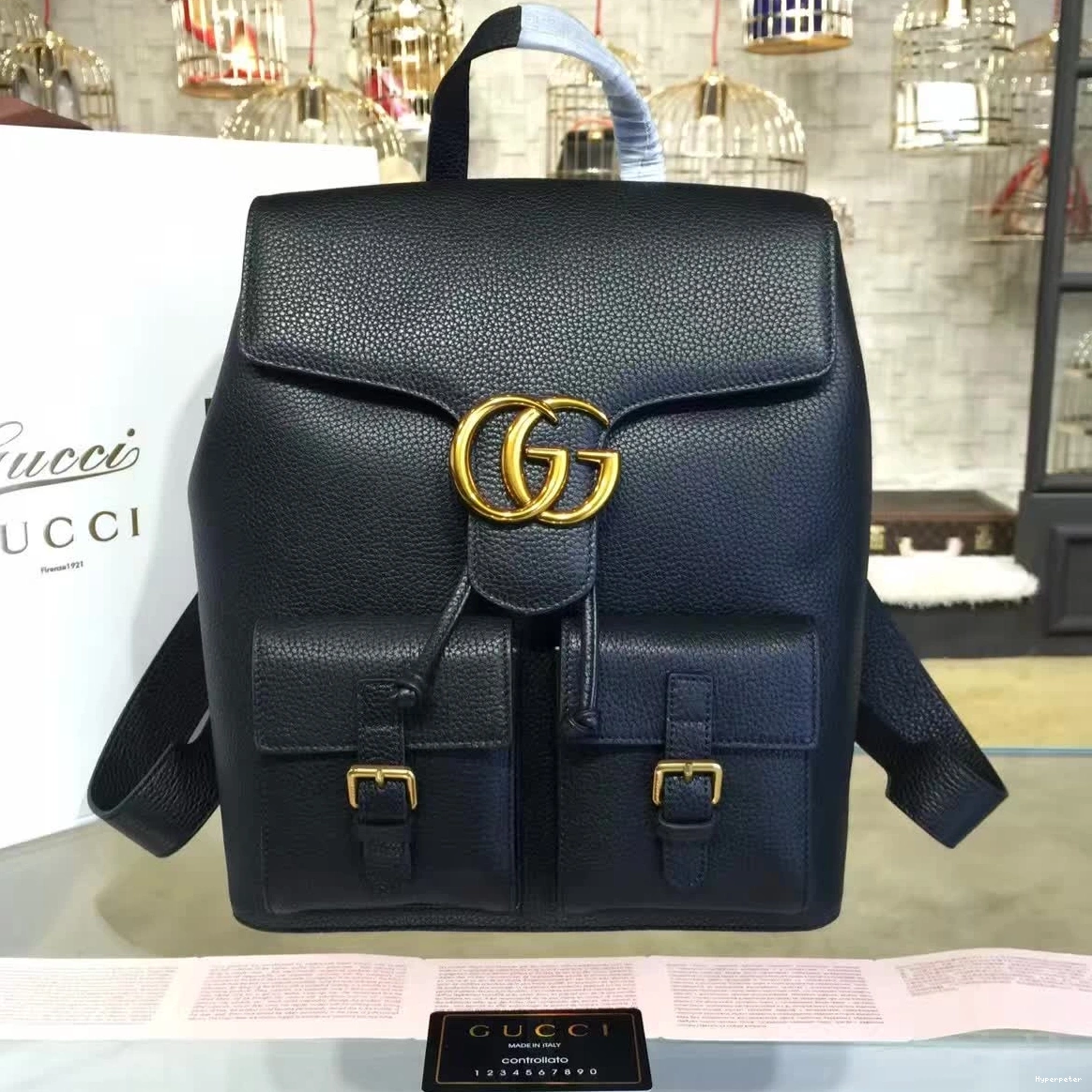 Hyper Peter Marmont backpack GG Gucci 0819